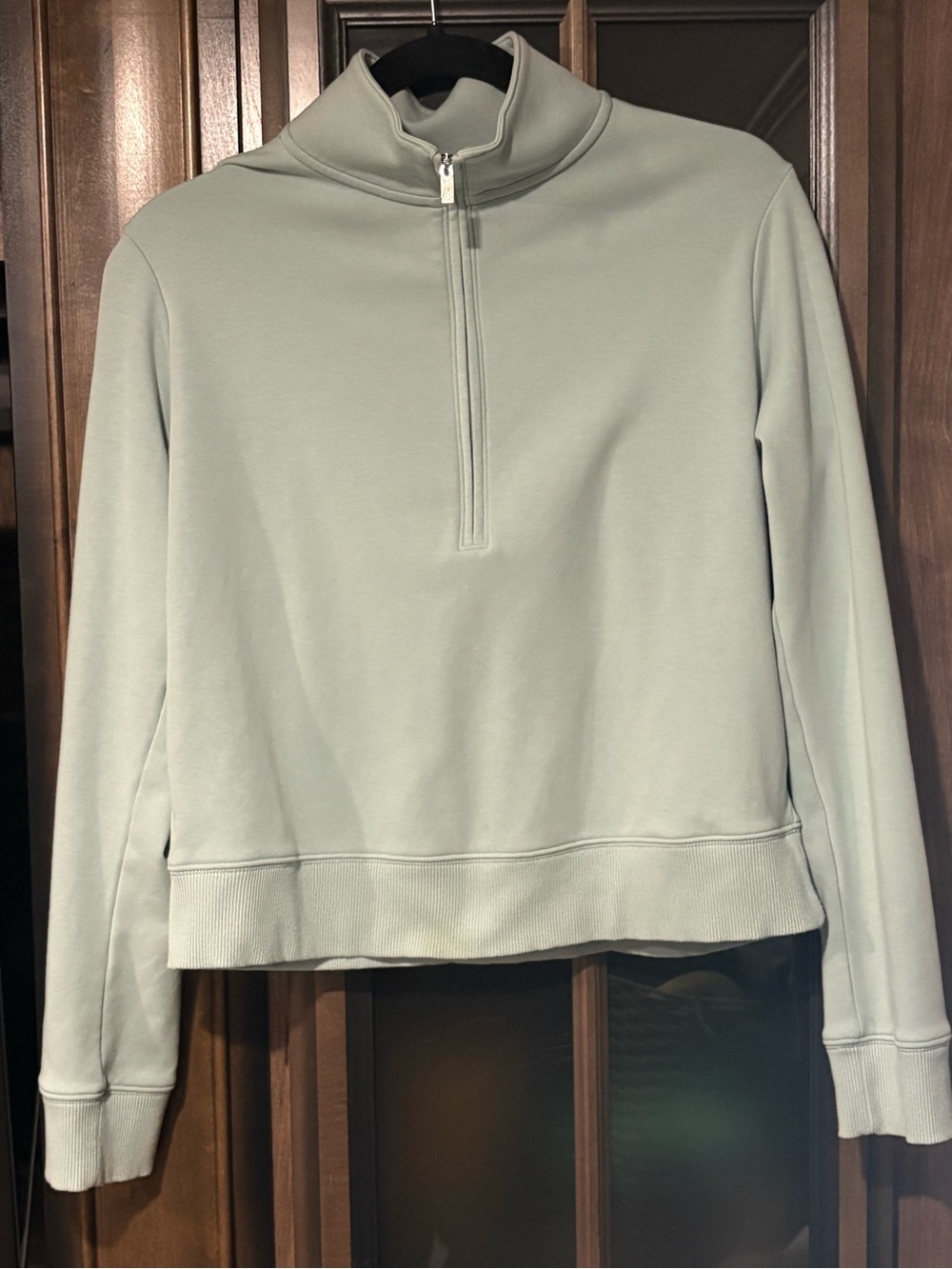 Women's Travis Mathew Half-Zip Pullover Top - Mint Green